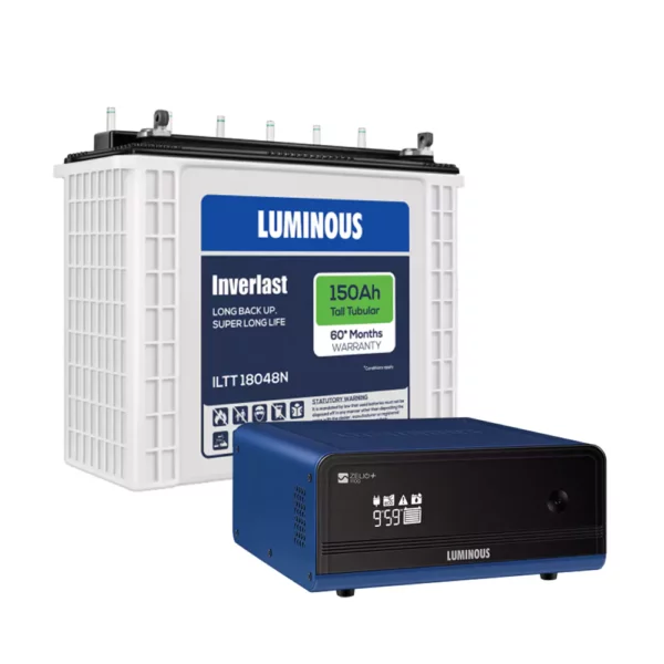 luminous-zelio-1100-inverter-and-iltt-18048n-150-ah-tall-tubular-battery-heclu119